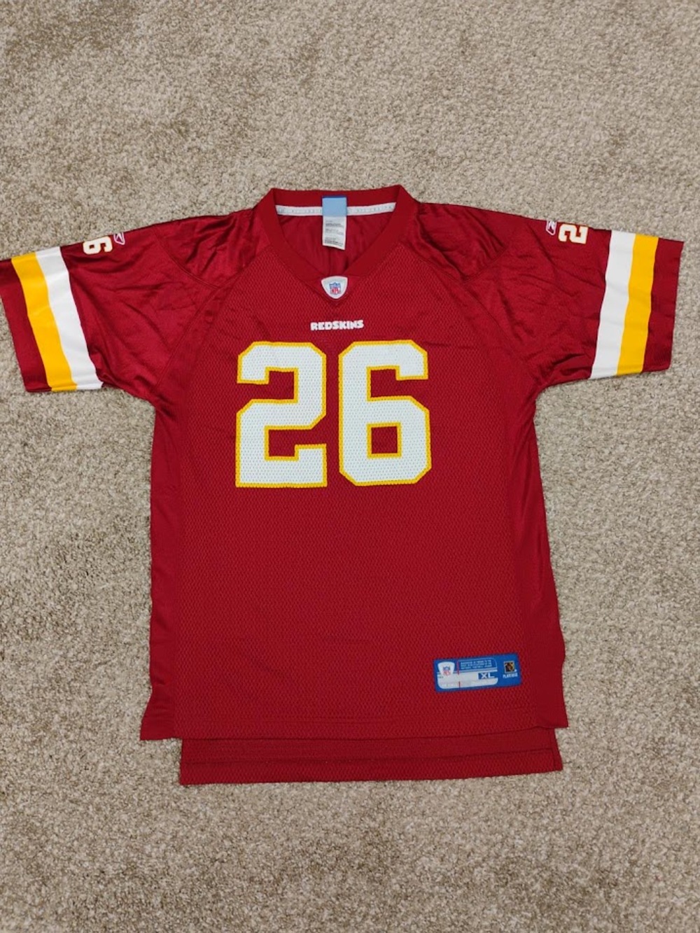 Washington Redskins Clinton Portis #26 Reebok NFL Jersey Youth XL 18-20